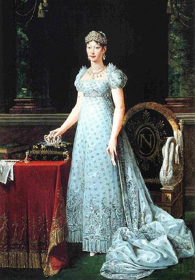 Robert Lefevre Portrait of Marie-Louise of Austria, wife of Napoleon and empress of France France oil painting art